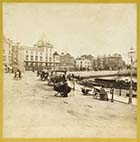 White Hart Hotel (new) and The Parade [Stereoview 1870s]